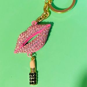 Super Cute Lips and Lipstick Key Chain